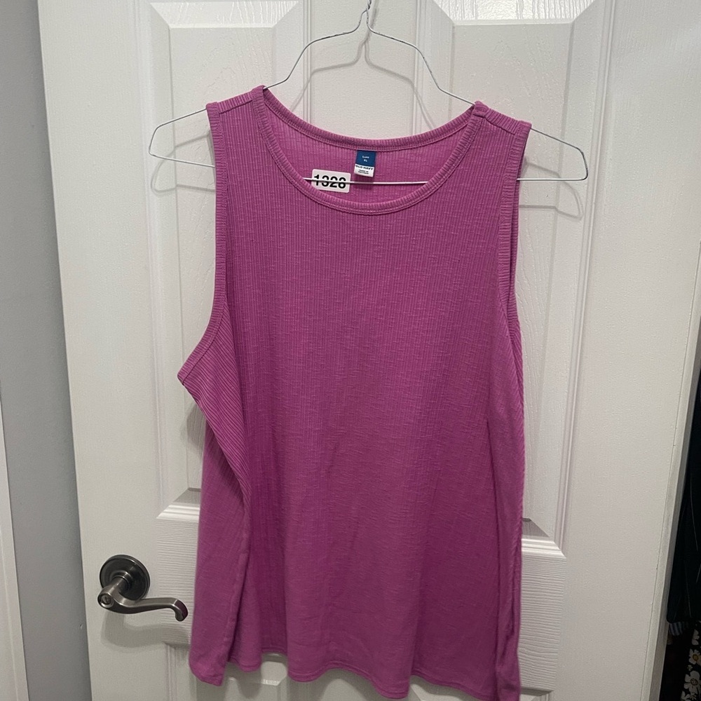 Old Navy Relaxed Pink Sleeveless Tank Top